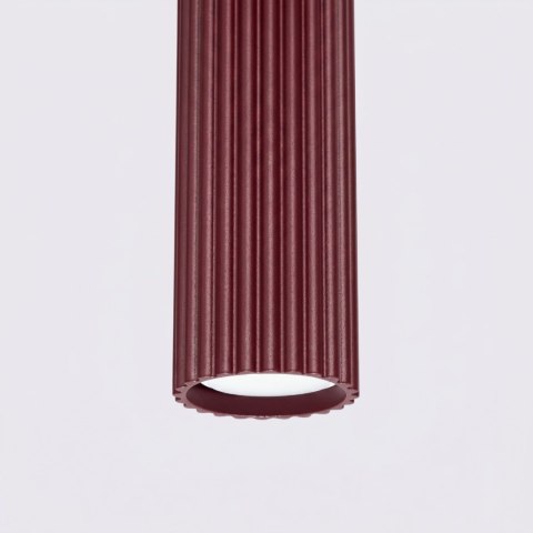 Sollux Lighting Lampa wisząca KARBON 1 burgund