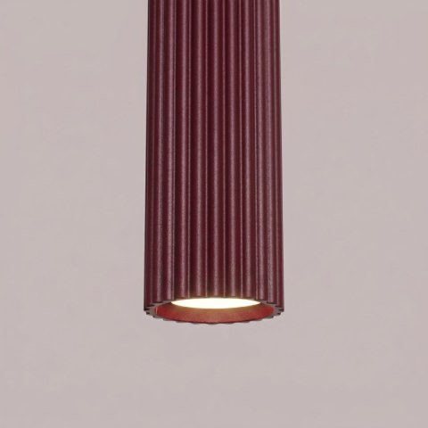 Sollux Lighting Lampa wisząca KARBON 1 burgund