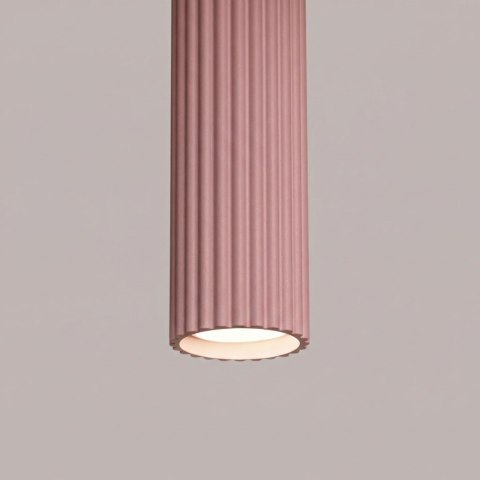 Sollux Lighting Lampa wisząca KARBON 1 różowa
