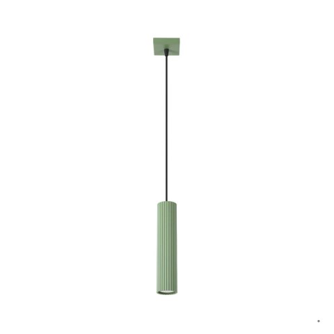 Sollux Lighting Lampa wisząca KARBON 1 szałwiowa