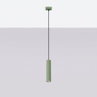 Sollux Lighting Lampa wisząca KARBON 1 szałwiowa