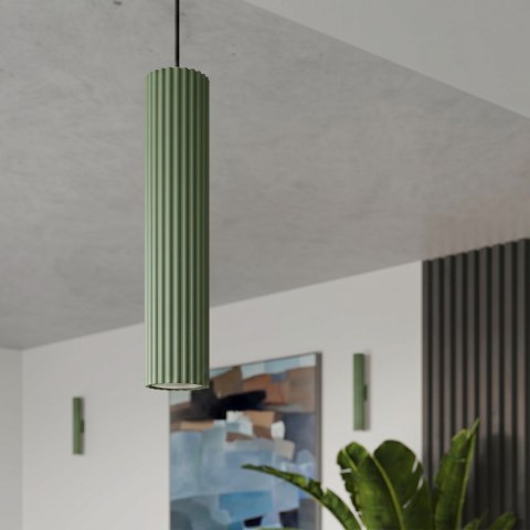 Sollux Lighting Lampa wisząca KARBON 1 szałwiowa