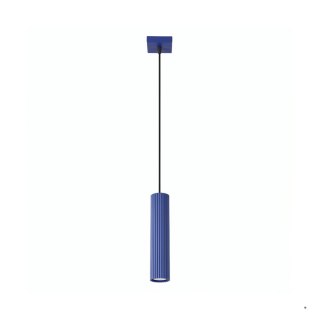 Sollux Lighting Lampa wisząca KARBON 1 ultramaryna