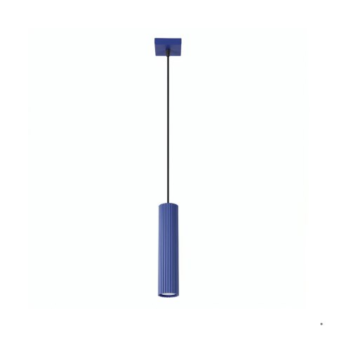 Sollux Lighting Lampa wisząca KARBON 1 ultramaryna