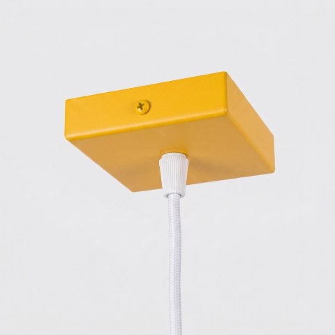 Sollux Lighting Lampa wisząca KARBON 1 żółta