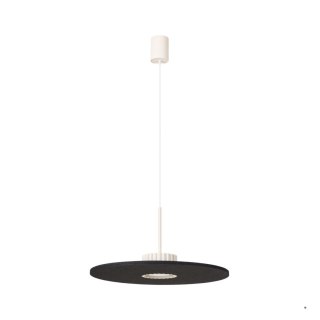 Sollux Lighting Lampa wisząca OVO 1 beżowa/czarna filc Gx53