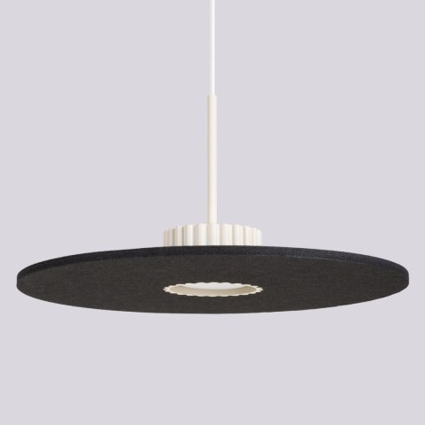 Sollux Lighting Lampa wisząca OVO 1 beżowa/czarna filc Gx53