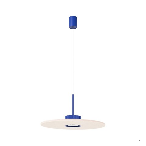 Sollux Lighting Lampa wisząca OVO 1 ultramaryna/beżowa filc Gx53