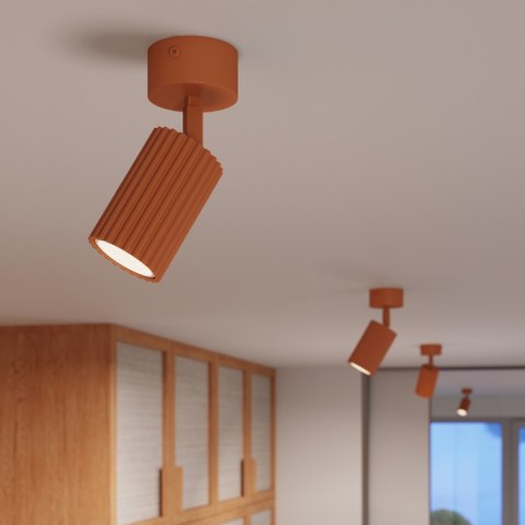 Sollux Lighting Plafon KARBON 1 ochra czerwona