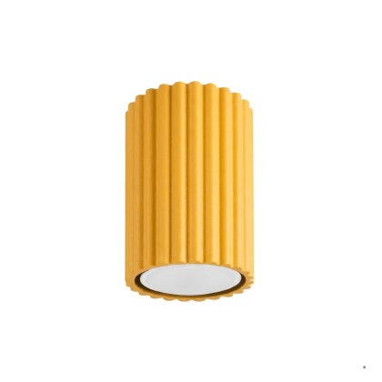 Sollux Lighting Plafon KARBON 10 żółty