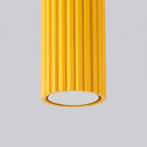 Sollux Lighting Plafon KARBON 10 żółty