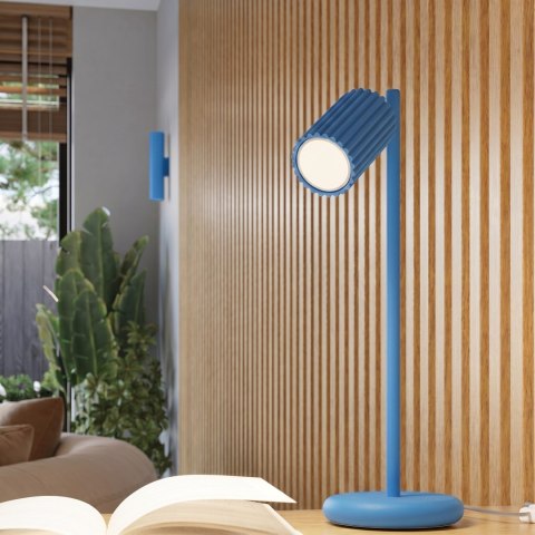 Sollux Lighting Plafon KARBON 3P błękitny