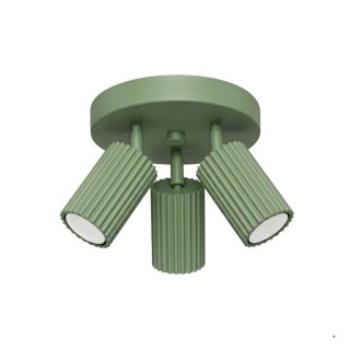 Sollux Lighting Plafon KARBON 3P szałwiowy