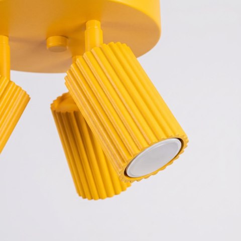 Sollux Lighting Plafon KARBON 3P żółty