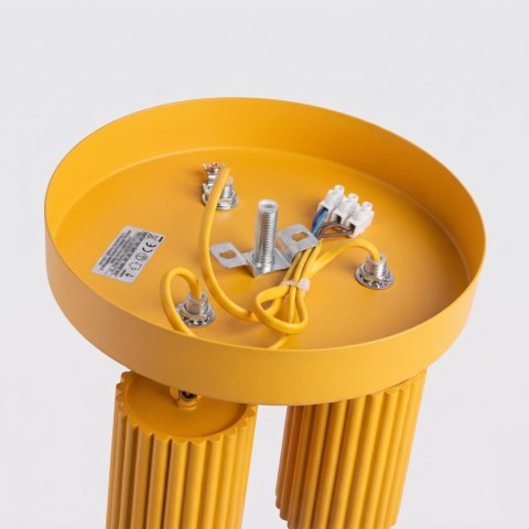 Sollux Lighting Plafon KARBON 3P żółty