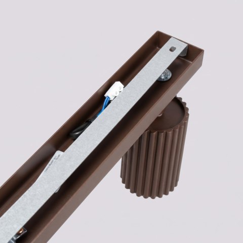 Sollux Lighting Plafon KARBON 4L brązowy