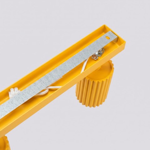 Sollux Lighting Plafon KARBON 4L żółty