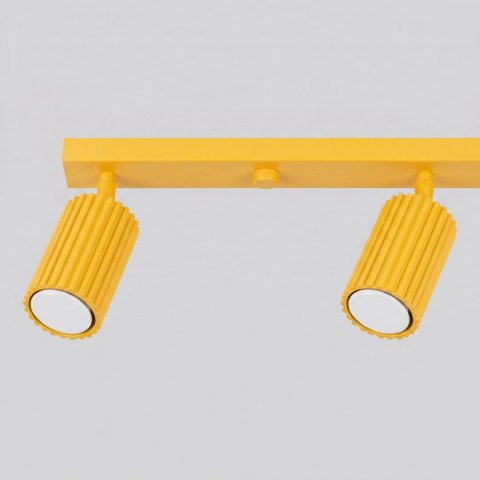 Sollux Lighting Plafon KARBON 4L żółty