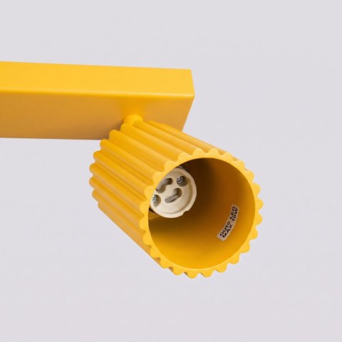 Sollux Lighting Plafon KARBON 4L żółty