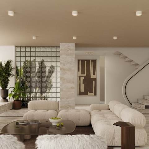 Sollux Lighting Plafon MODO 1 beżowy Gx53