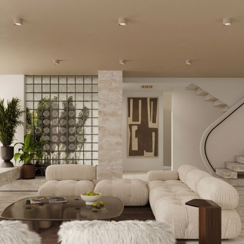 Sollux Lighting Plafon MODO 1 taupe Gx53
