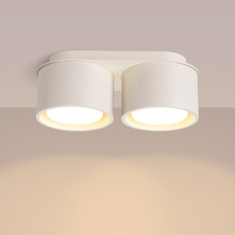 Sollux Lighting Plafon MODO 2 beżowy Gx53