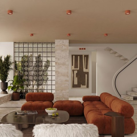 Sollux Lighting Plafon MODO 2 ochra czerwona Gx53