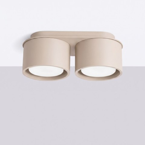 Sollux Lighting Plafon MODO 2 taupe Gx53