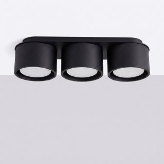 Sollux Lighting Plafon MODO 3 czarny Gx53