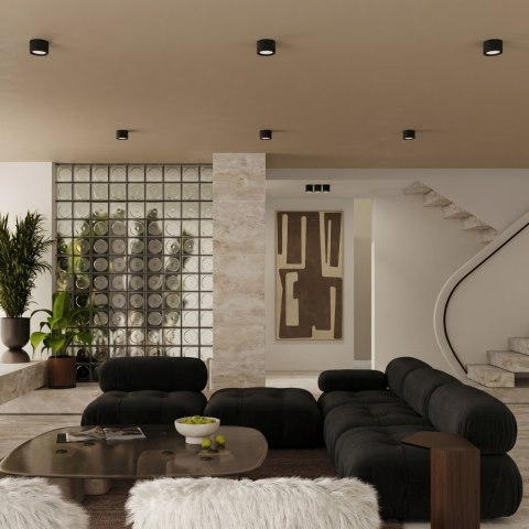 Sollux Lighting Plafon MODO 3 czarny Gx53