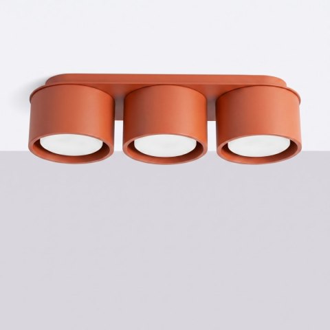Sollux Lighting Plafon MODO 3 ochra czerwona Gx53