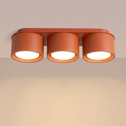 Sollux Lighting Plafon MODO 3 ochra czerwona Gx53