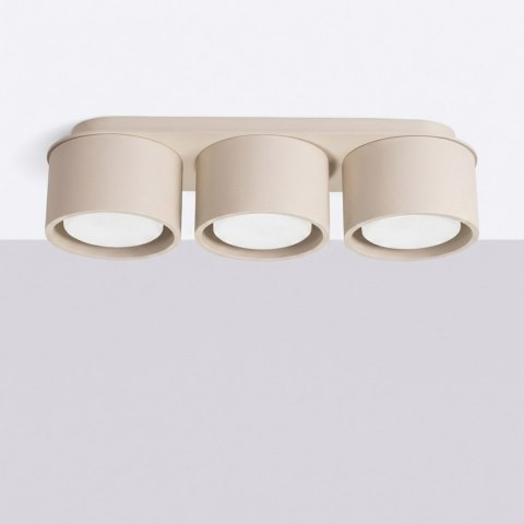 Sollux Lighting Plafon MODO 3 taupe Gx53