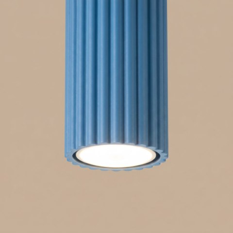 Sollux Lighting Plafon KARBON 10 błękitny