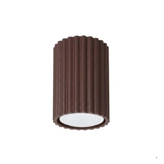 Sollux Lighting Plafon KARBON 10 brązowy