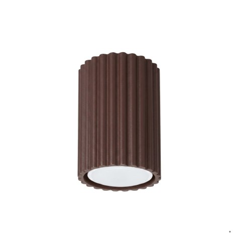 Sollux Lighting Plafon KARBON 10 brązowy