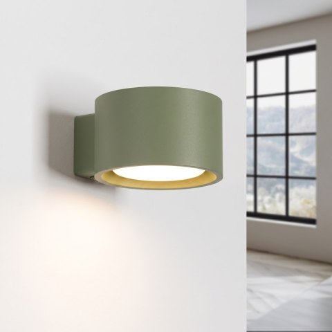 Sollux Lighting Kinkiet MODO 1 zielona oliwka Gx53