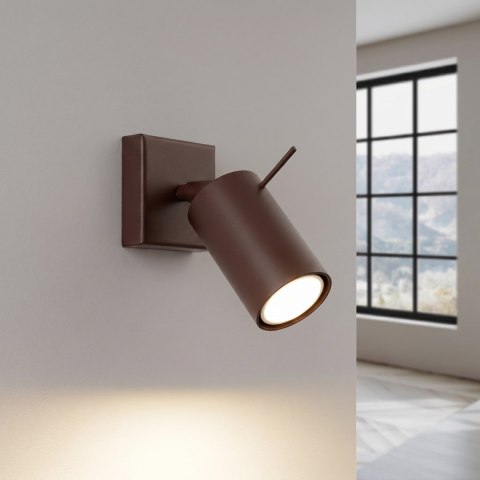 Sollux Lighting Kinkiet RING brązowy