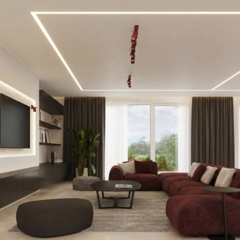 Sollux Lighting Kinkiet RING burgund