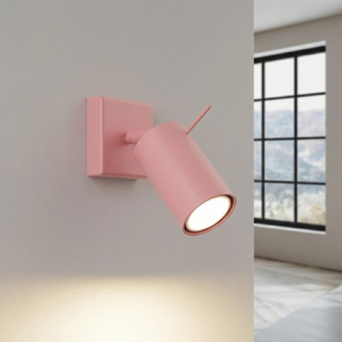Sollux Lighting Kinkiet RING różowy