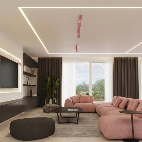 Sollux Lighting Kinkiet RING różowy