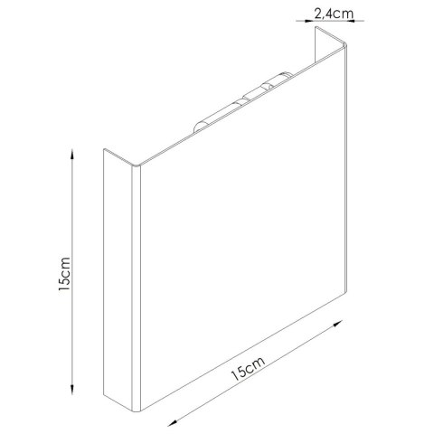 Sollux Lighting Kinkiet VANTA zielona oliwka