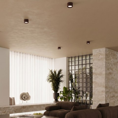 Sollux Lighting Plafon MODO 1 brązowy Gx53