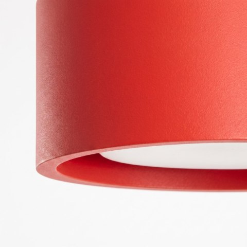 Sollux Lighting Plafon MODO 1 czerwony Gx53