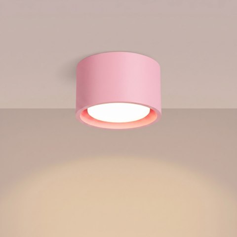 Sollux Lighting Plafon MODO 1 różowy Gx53