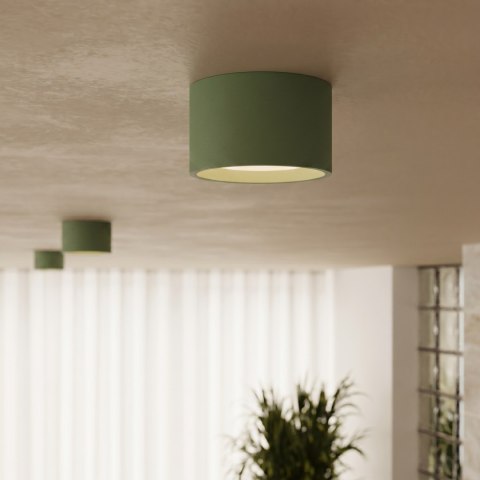 Sollux Lighting Plafon MODO 1 zielona oliwka Gx53