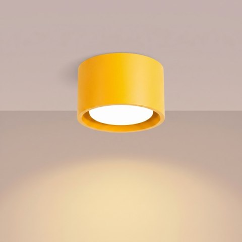 Sollux Lighting Plafon MODO 1 żółty Gx53