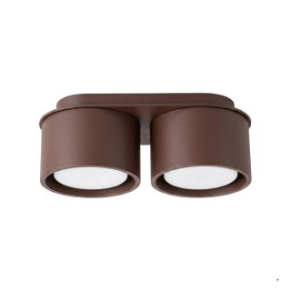 Sollux Lighting Plafon MODO 2 brązowy Gx53