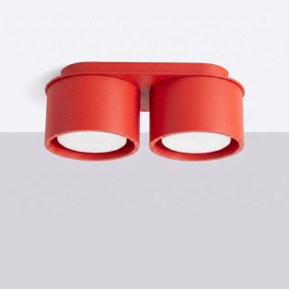 Sollux Lighting Plafon MODO 2 czerwony Gx53