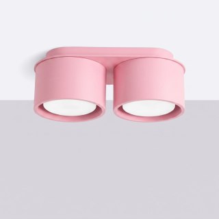 Sollux Lighting Plafon MODO 2 różowy Gx53